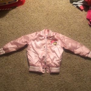 Vintage Minnie Mouse Chalk Line Satin Jacket